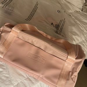 GYMSHARK limited edition baby pink duffle! NEVER USED